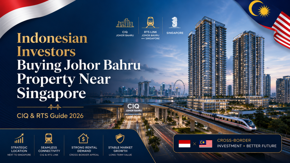 Indonesian Investors Buying Johor Bahru Property Near Singapore | CIQ & RTS Guide 2026