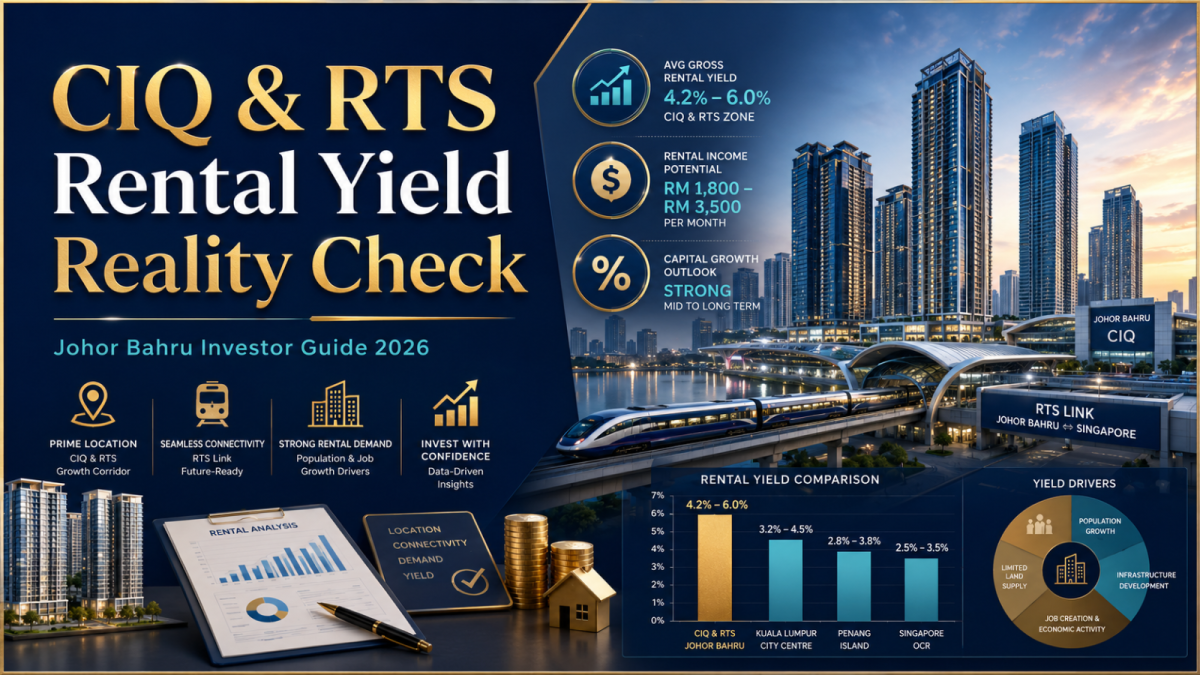 CIQ & RTS Johor Bahru Property Rental Yield Reality Check 2026 | Investor Guide
