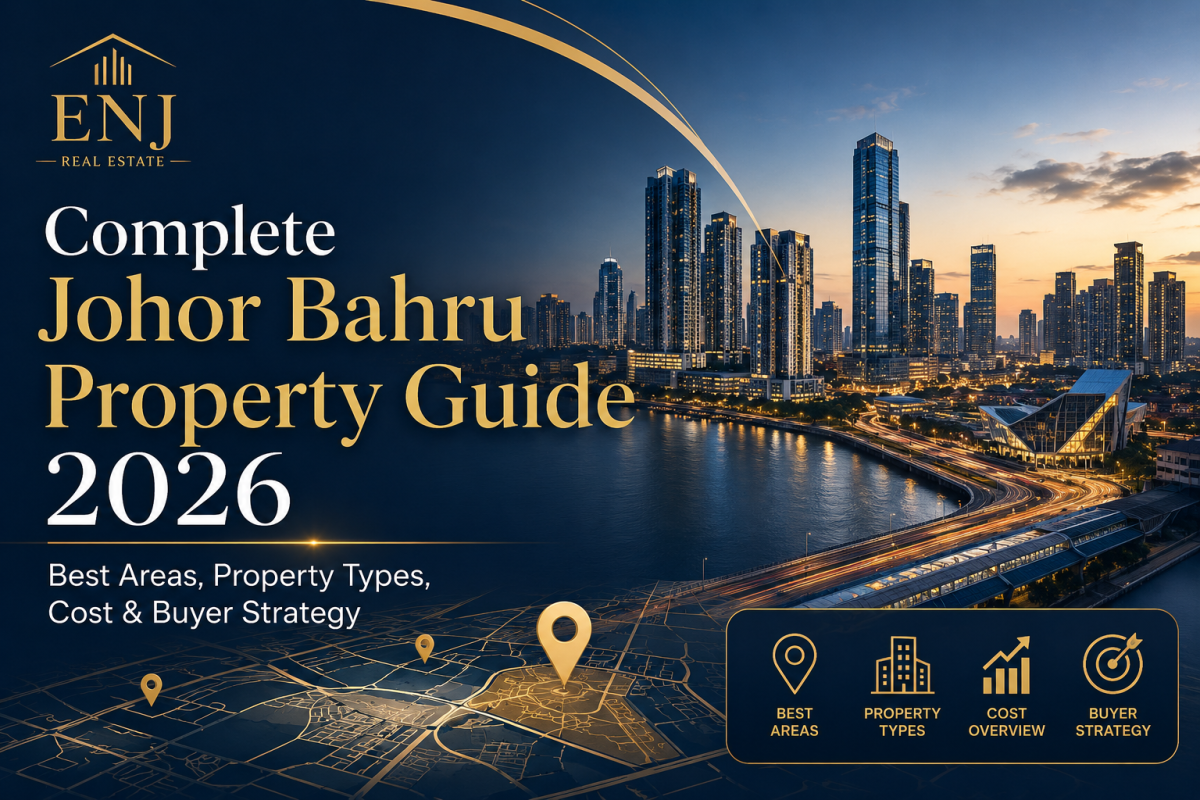 Complete Johor Bahru Property Guide 2026 | Best Areas, Property Types, Cost & Buyer Strategy