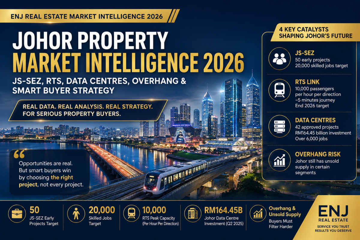 Johor Property Market Intelligence 2026: JS-SEZ, RTS, Data Centres, Overhang & Smart Buyer Strategy