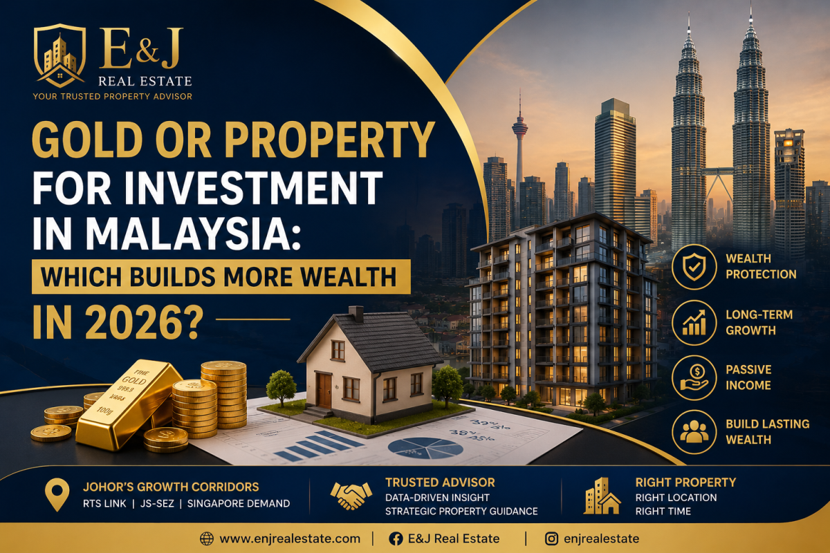 Gold or Property for Investment in Malaysia: Which Builds More Wealth in 2026?