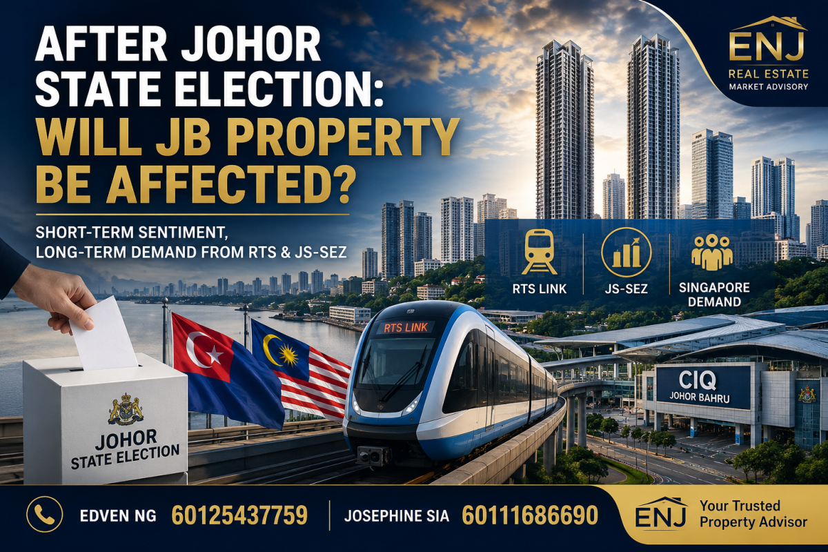 After Johor State Election: Will JS-SEZ, RTS Link and Johor Bahru Property Be Affected?