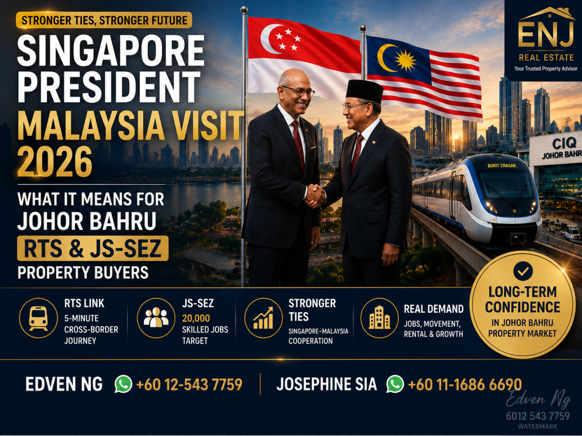 Singapore President Malaysia Visit 2026: What It Means for Johor Bahru RTS & JS-SEZ Property Buyers