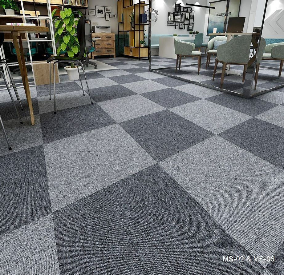 4mm Carpet Tile Sq Plain color (50cm x 50cm) **RM 1.55/sqft 