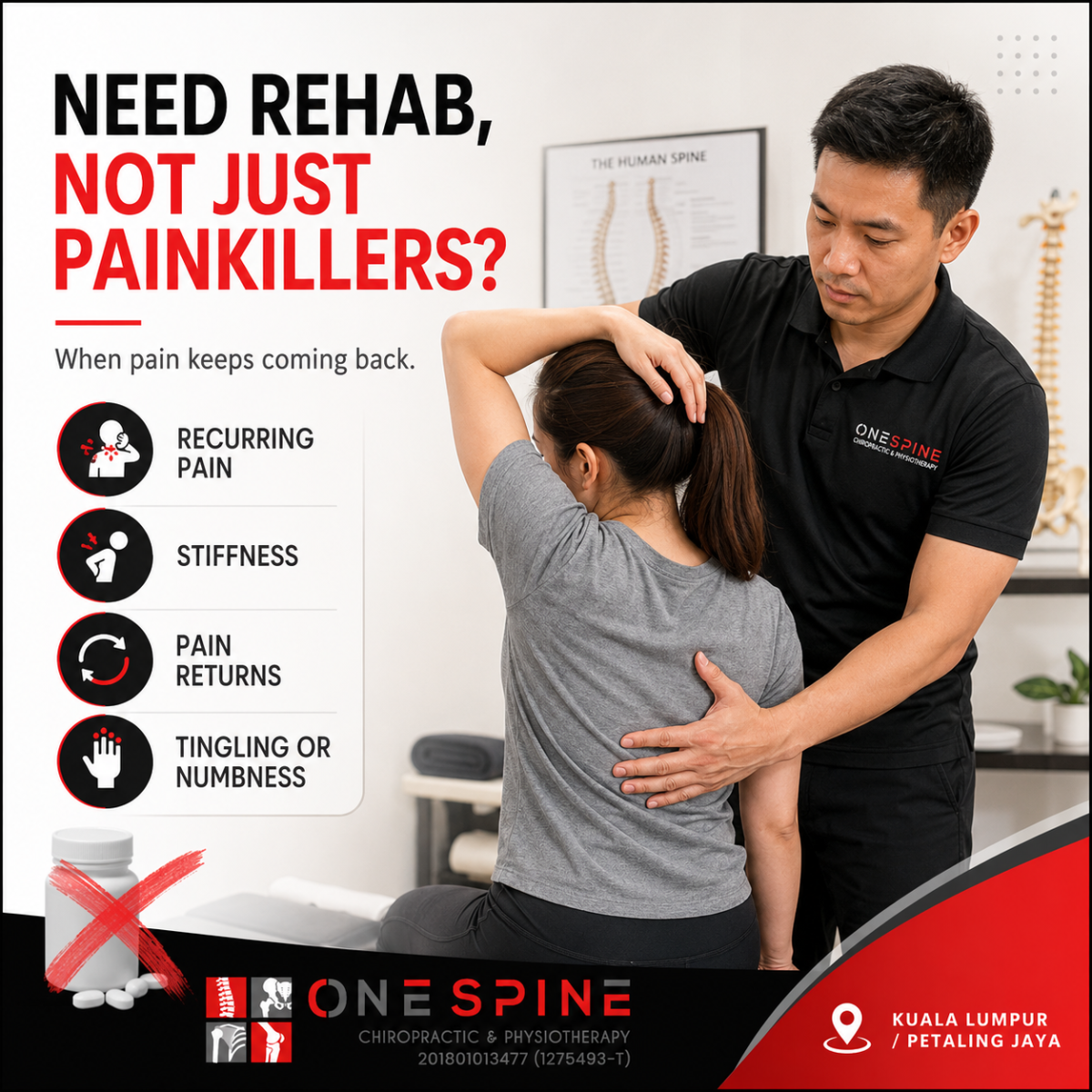 Signs You May Need Chiropractic Rehabilitation Instead of Painkillers