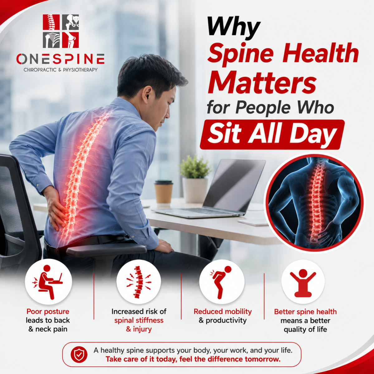 Why Spine Health Matters for People Who Sit All Day