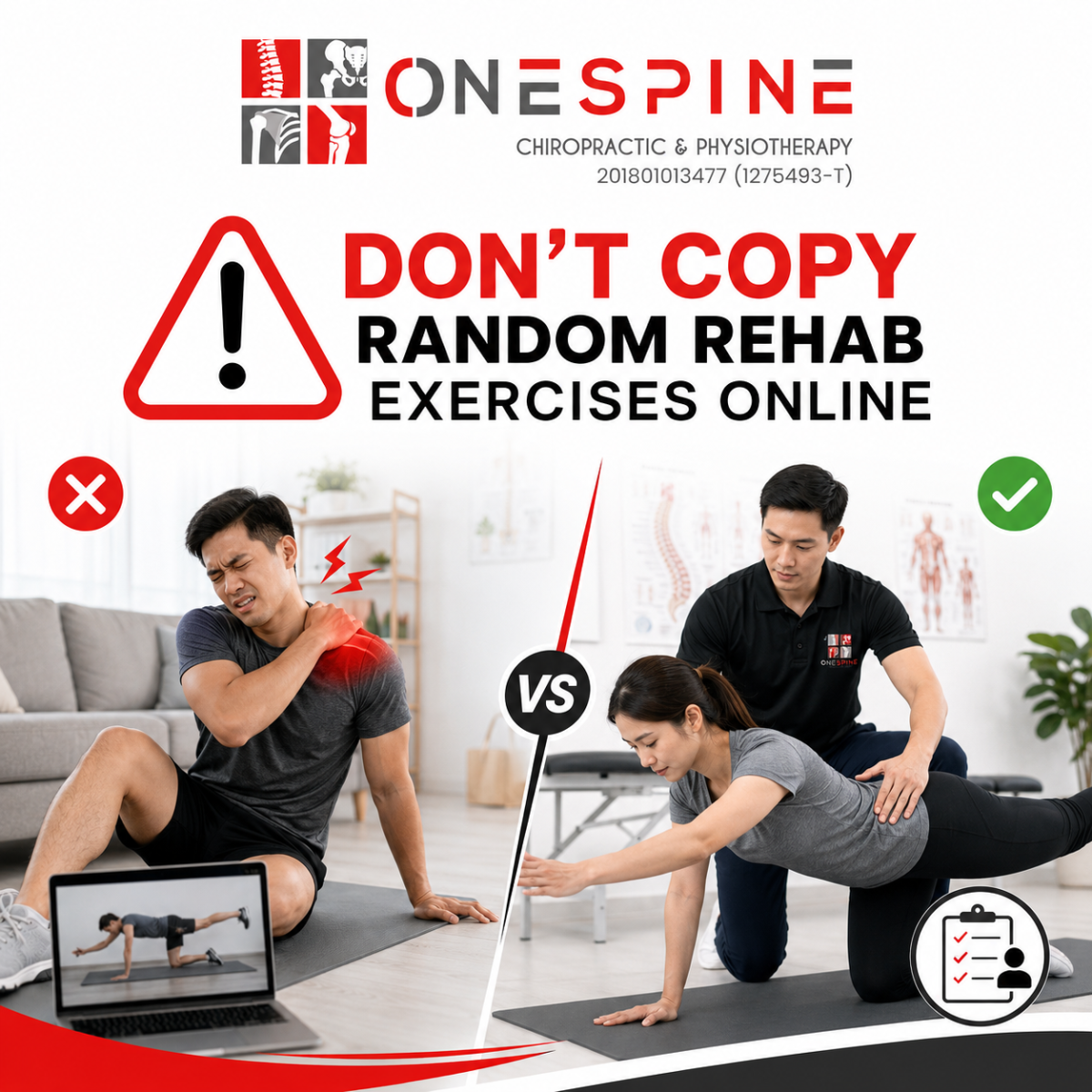Why Patients Should Not Copy Random Rehab Exercises Online