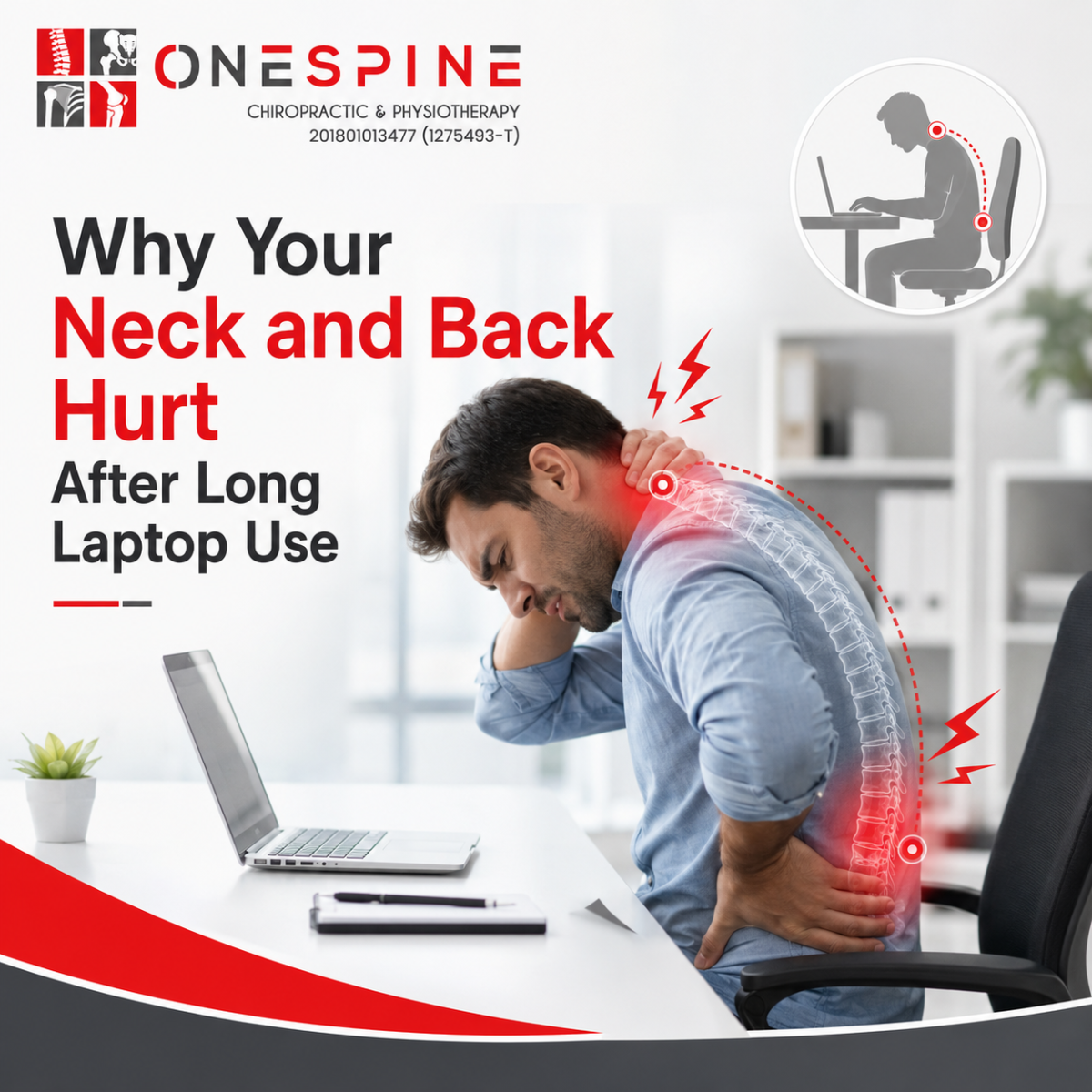 Why Your Neck and Back Hurt After Long Laptop Use