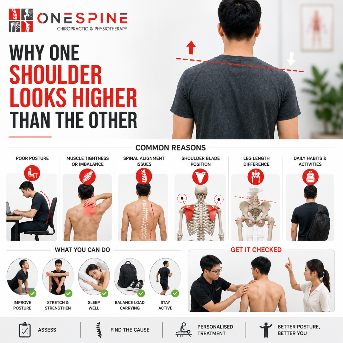 Why One Shoulder Looks Higher Than the Other