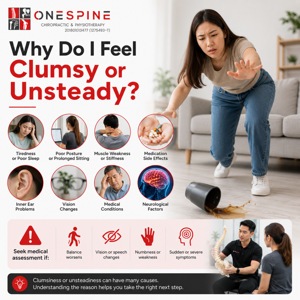 Why Do I Feel Clumsy or Unsteady?