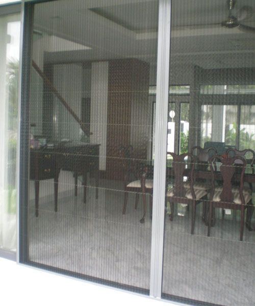 Retractable Folding Insect Screen in Puchong for Balcony Doors and Large Openings