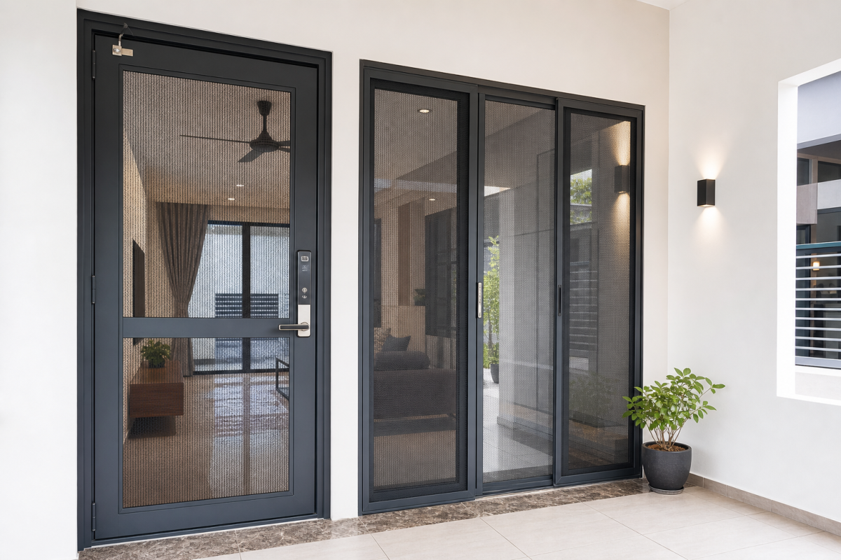 Security Mesh Door in Selangor with Free Site Quotation for Homes