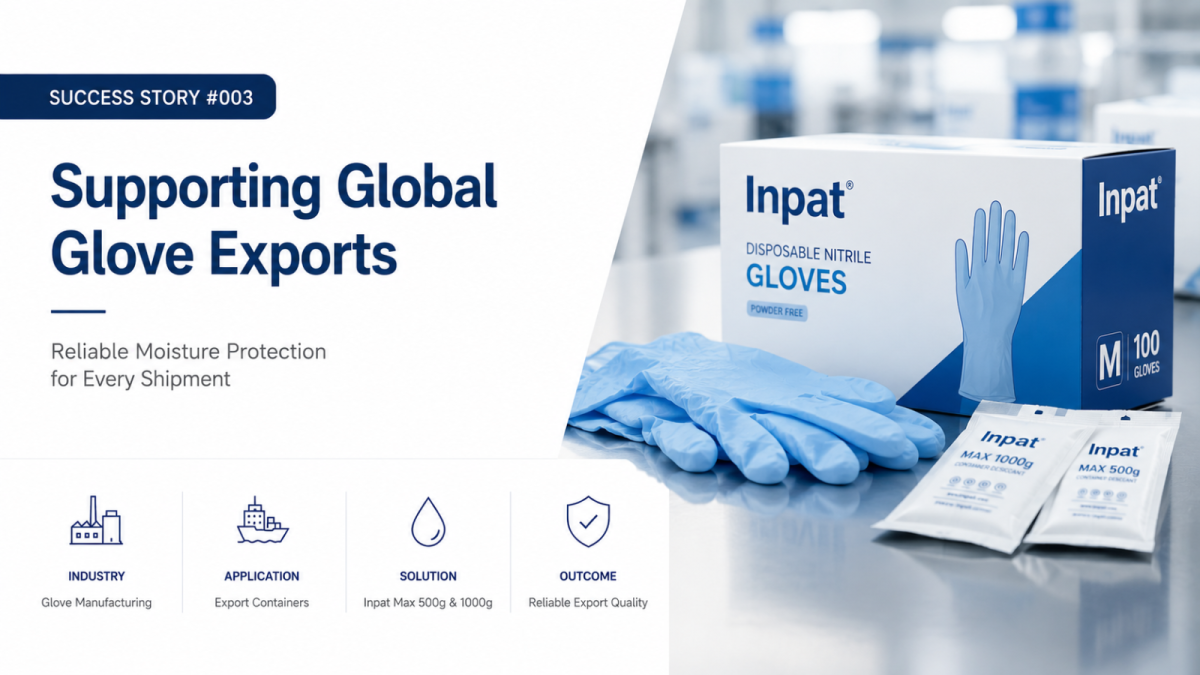 Moisture Prevention Success Story #003 - Supporting Global Glove Exports with Reliable Moisture Protection