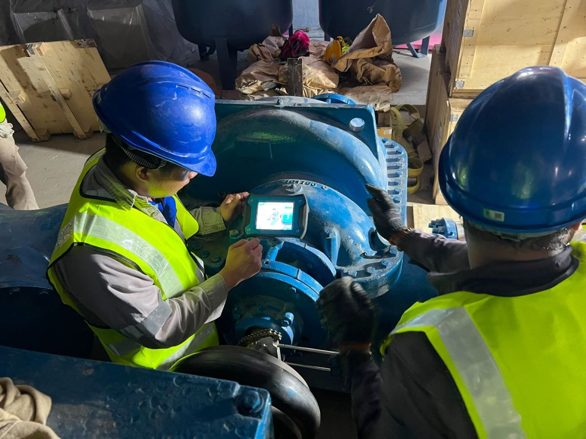 Precision Alignment Service for Motor Pump System at Data Center Facility