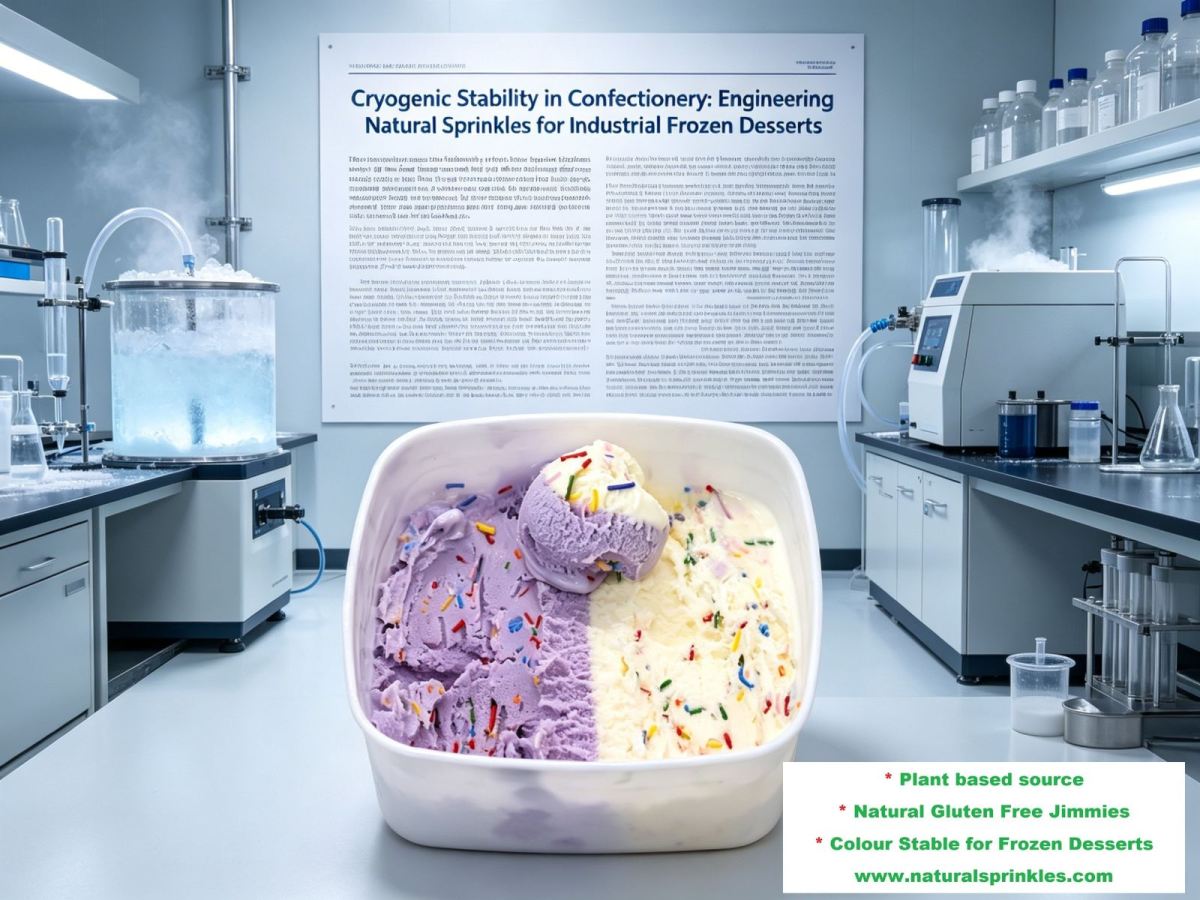 Cryogenic Stability in Confectionery: Engineering Natural Sprinkles for Industrial Frozen Desserts