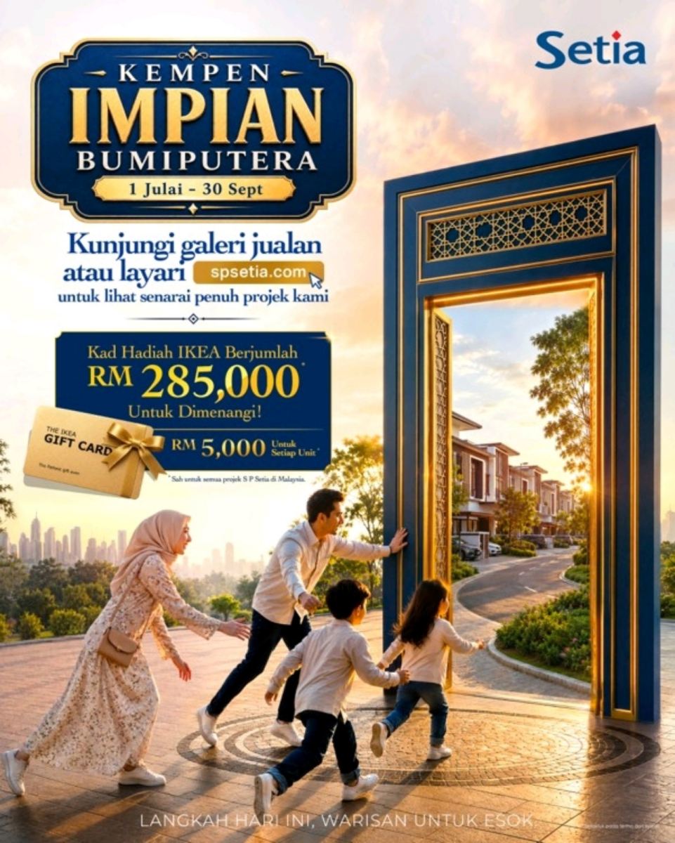 S P Setia Launches Kempen Impian Bumiputera with RM285,000 Homeownership Rewards
