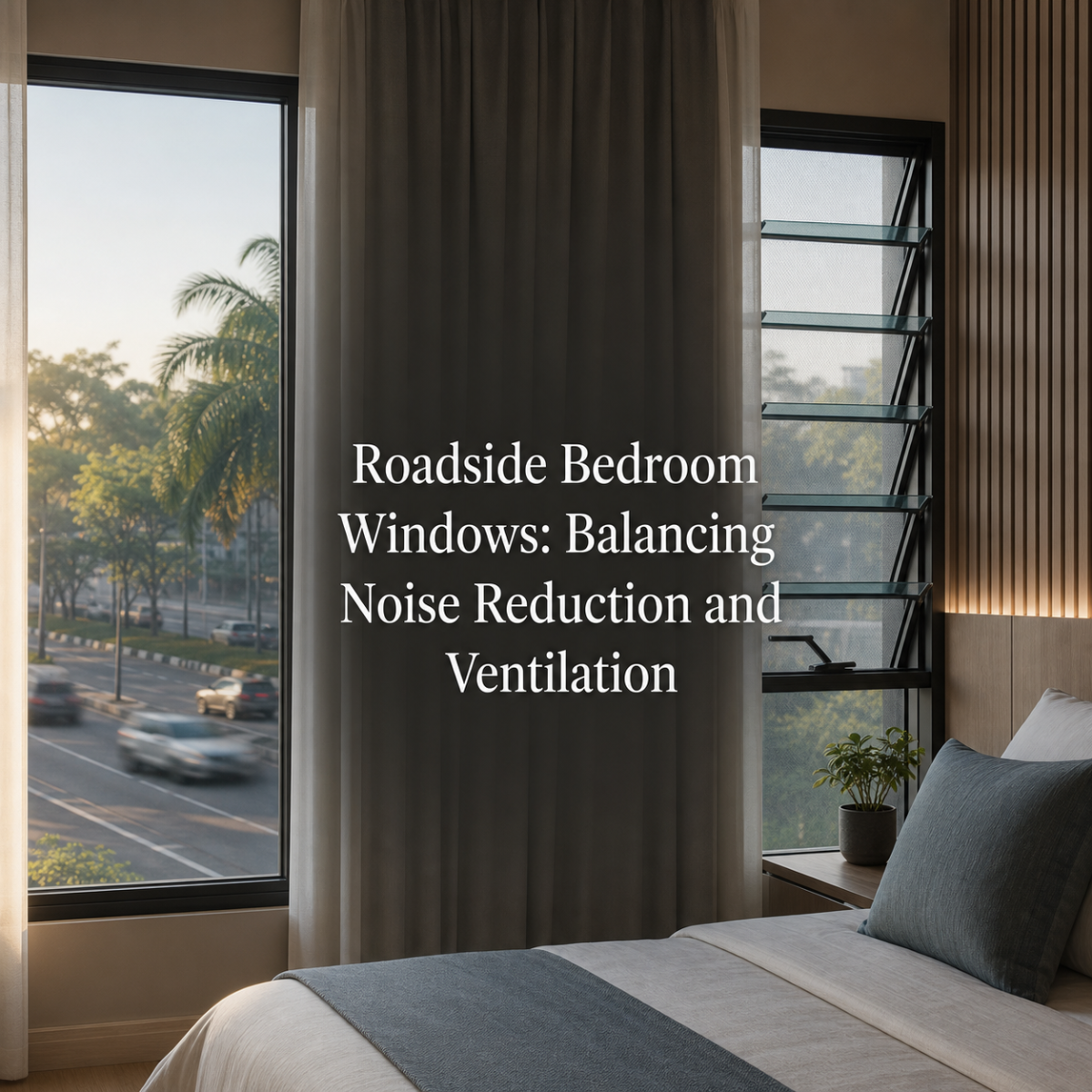 Roadside Bedroom Windows: Balancing Noise Reduction and Ventilation