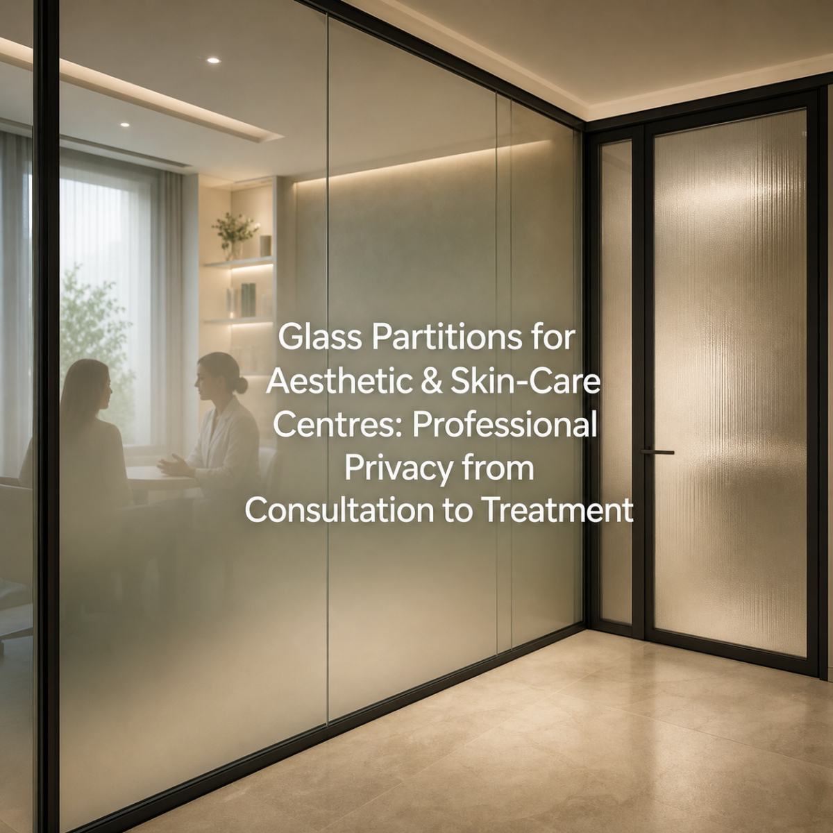 Glass Partitions for Aesthetic & Skin-Care Centres: Professional Privacy from Consultation to Treatment