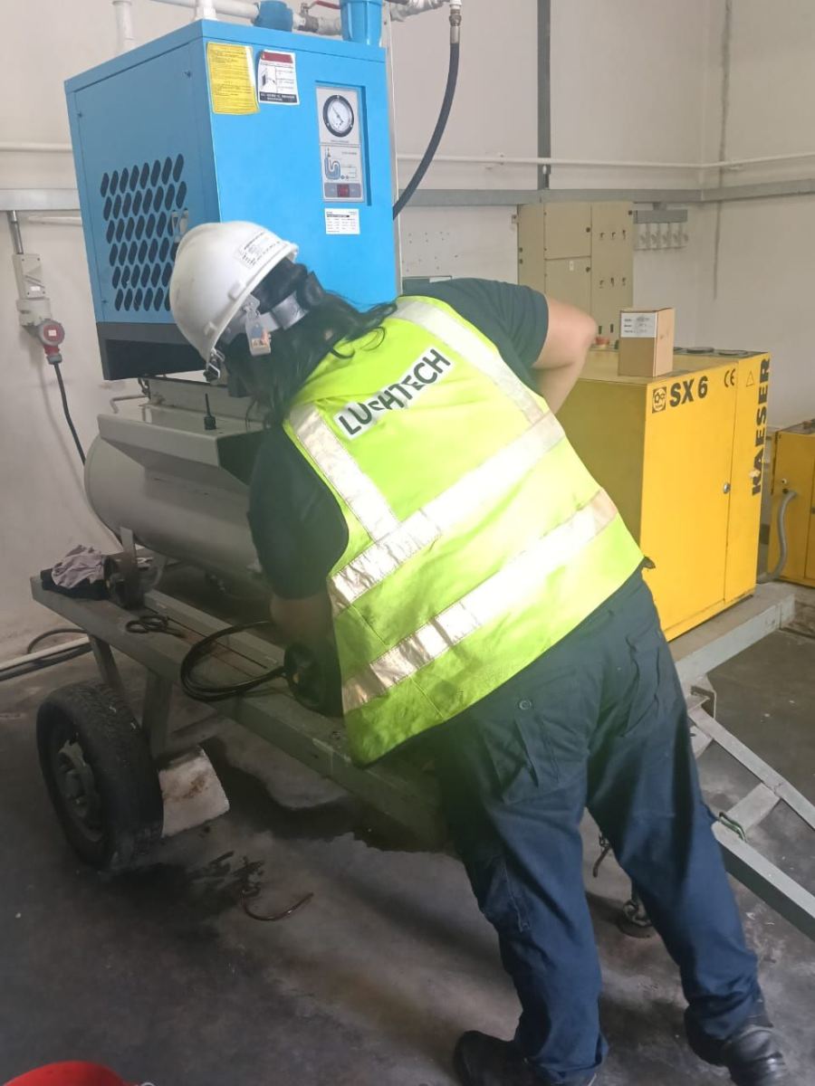 Service Atlas Copco Piston Air Compressor in Shah Alam, Selangor