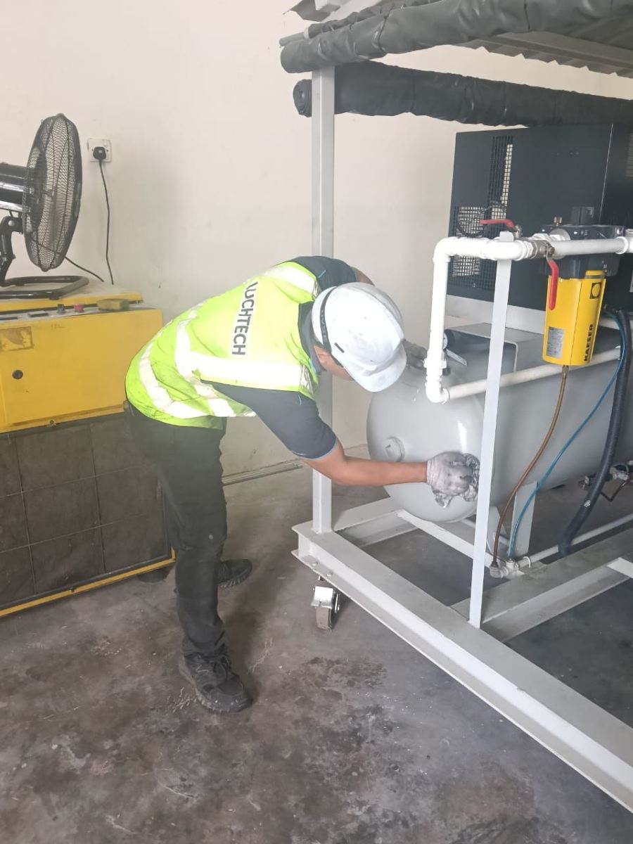 Yearly Service for Air Receiver Tank In Klang, Selangor 