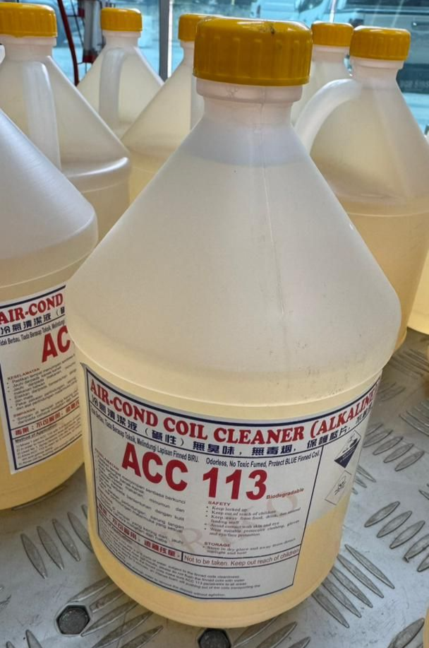 ALKALINE COIL CLEANER 3L ACC113 YELLOW WISH COLOR 