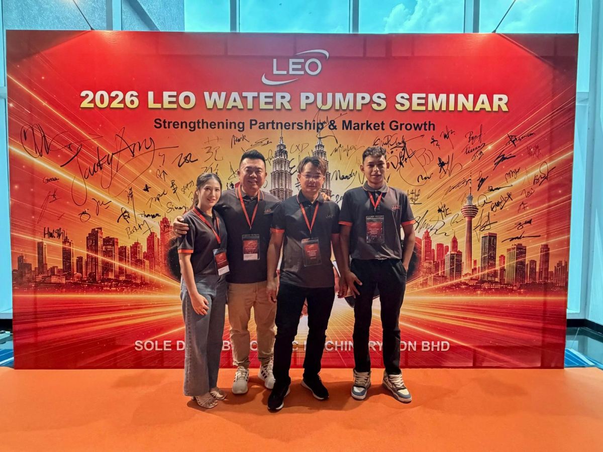 JSG MACHINERY SDN BHD Joins the 2026 LEO Water Pumps Seminar to Strengthen Expertise & Customer Solutions