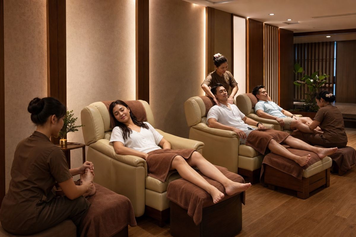 Couple Massage Kota Kinabalu for Tourists After Island Hopping or City Walks