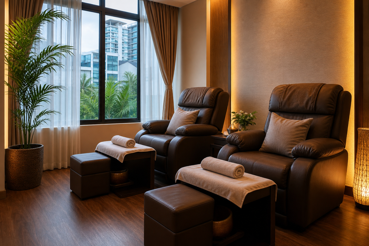 Late Evening Massage in Kota Kinabalu Near Warisan Square for Travellers