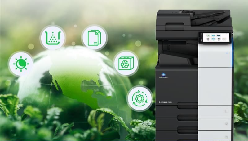 Bagaimana Konica Minolta Menghasilkan Mesin Fotostat Mampan Menggunakan Bahan Kitar Semula
