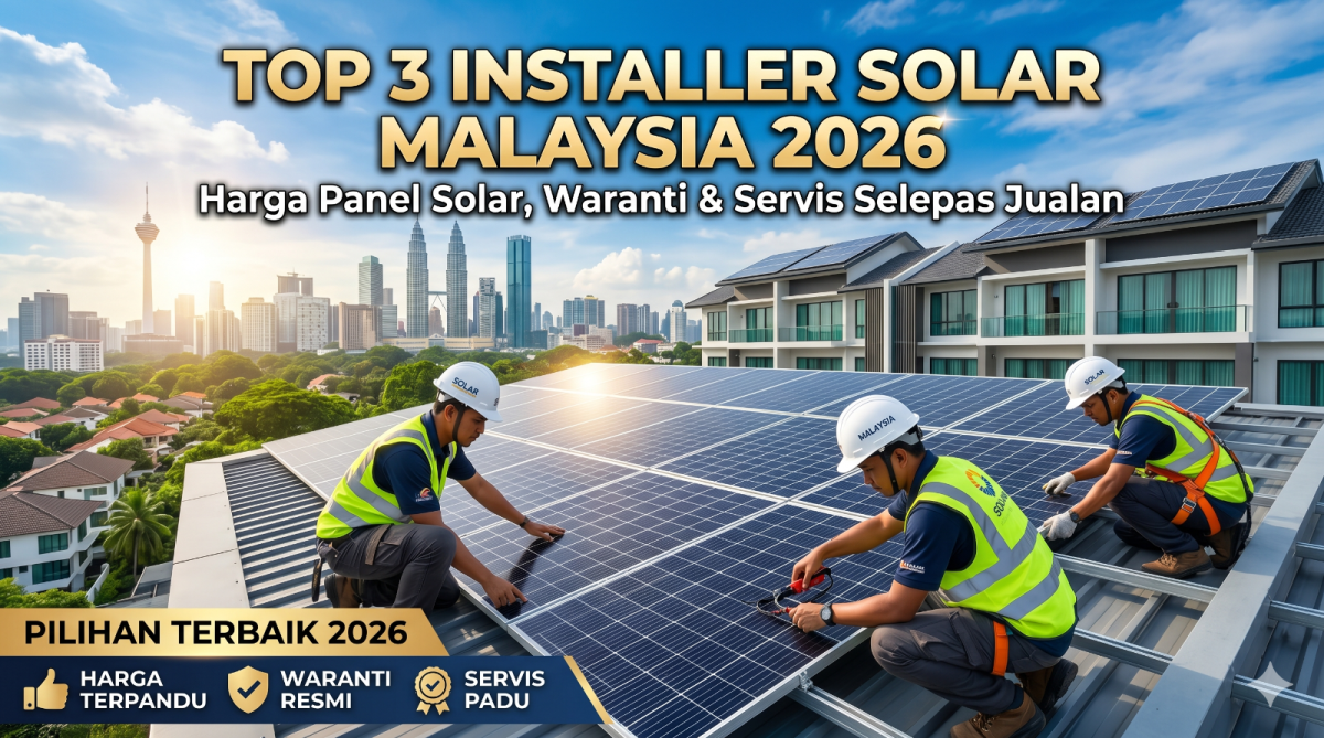 Top 3 Solar Installers Malaysia 2026 | Compare Warranty, Price & After-Sales Support