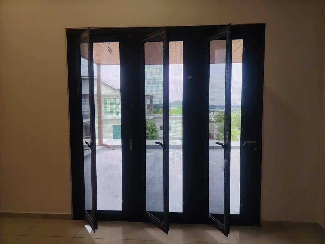 Why Should You Choose a 2-in-1 Security Mesh Folding Door?