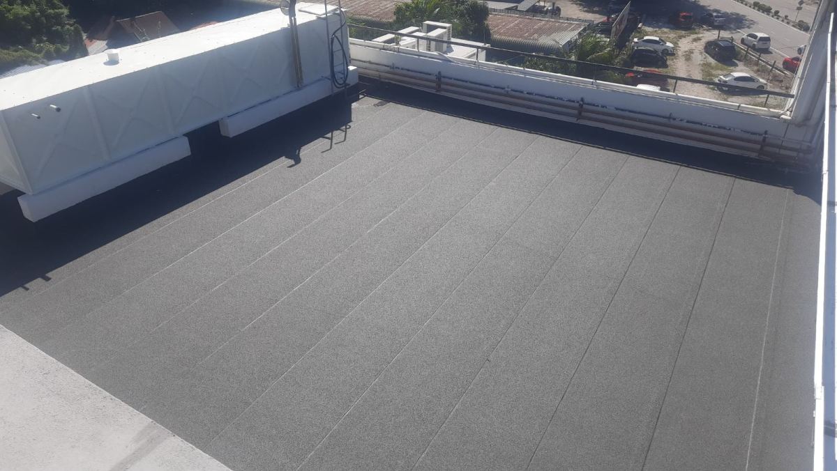 Torch-On Membrane Roof Waterproofing for Concrete Flat Roofs in Malaysia