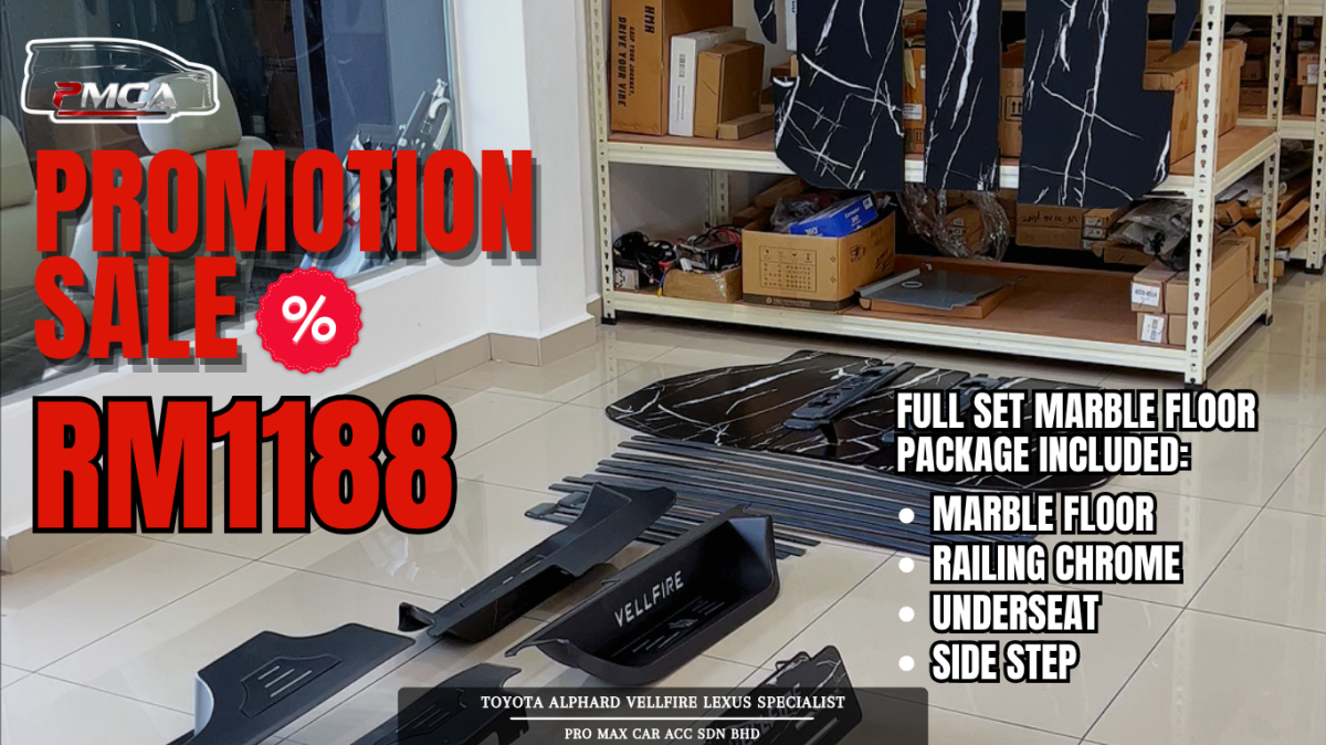  Special Promotion: Full Marble Floor Set Only RM1,188! 