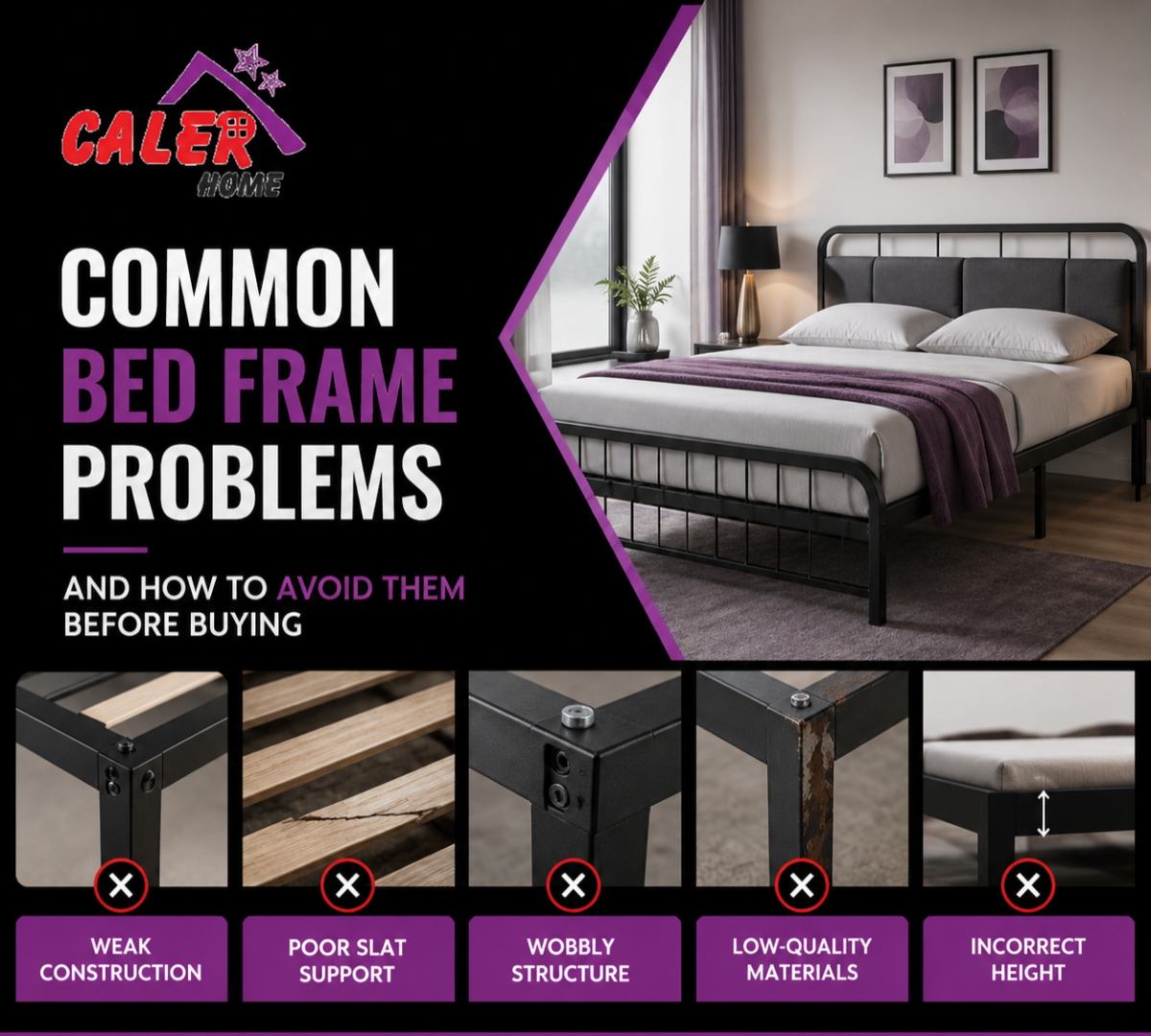 Common Bed Frame Problems and How to Avoid Them Before Buying