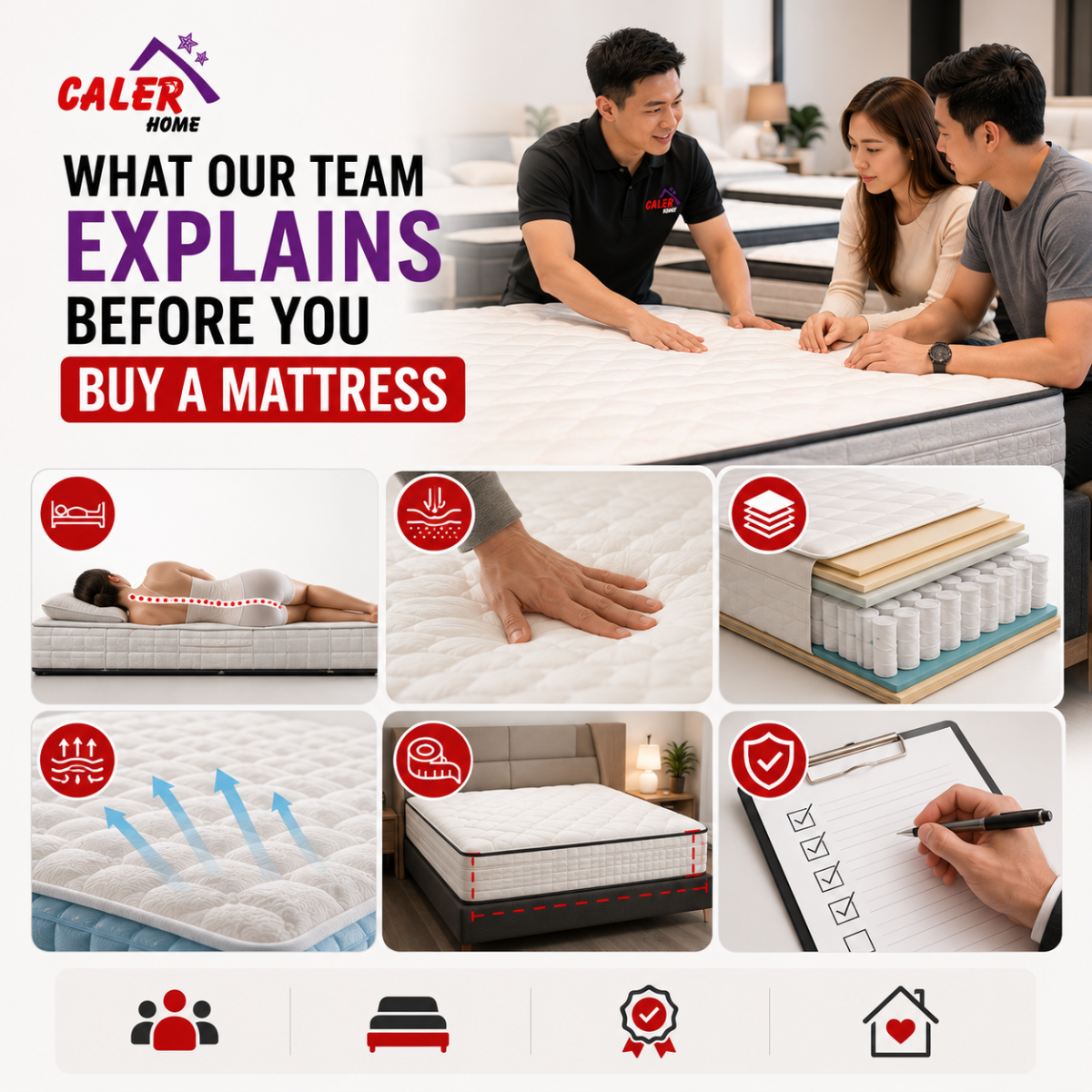 What Our Team Explains Before Customers Buy a Mattress