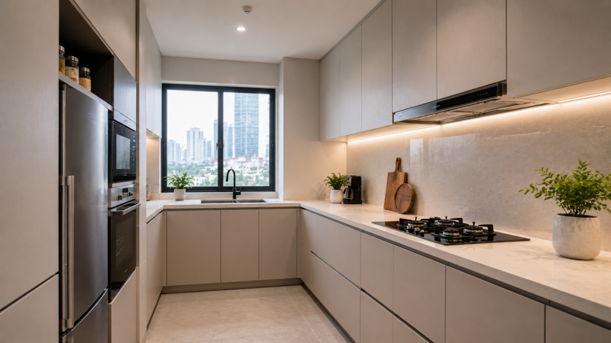 Modern Kitchen Cabinet KL: Why Simple Lines Look More Spacious