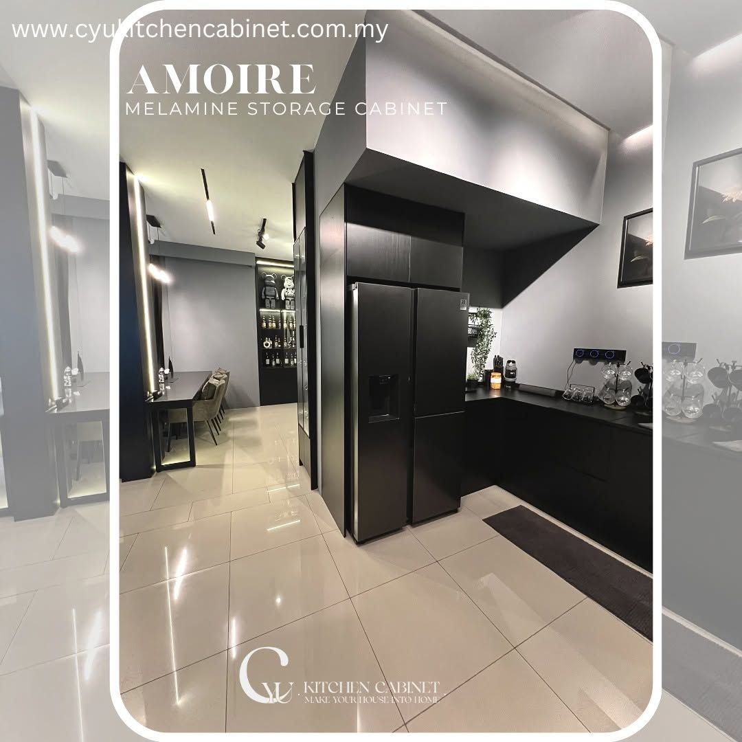 Melamine Storage Cabinet In Melawati | Custom Built-In Cabinet