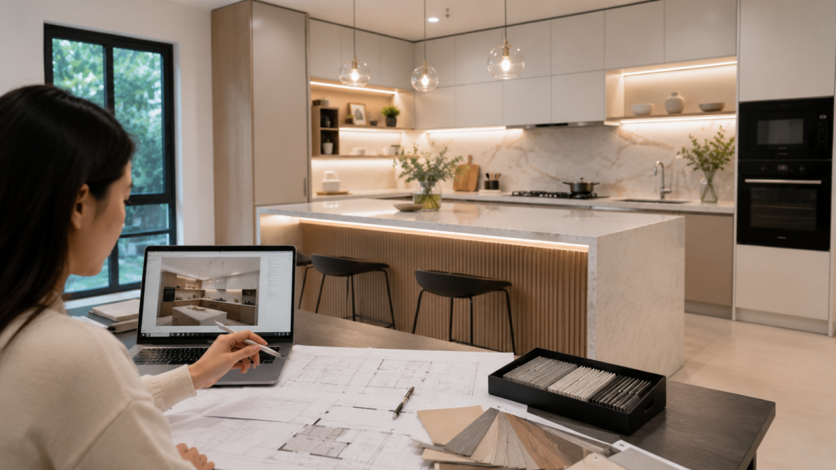 Kitchen Cabinet Layout: L-Shape, Straight Line or Island?