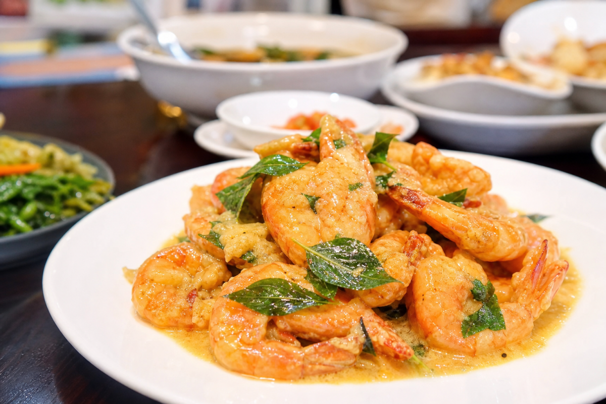 Creamy Butter Prawns in SS2 Petaling Jaya for Family Seafood Meals