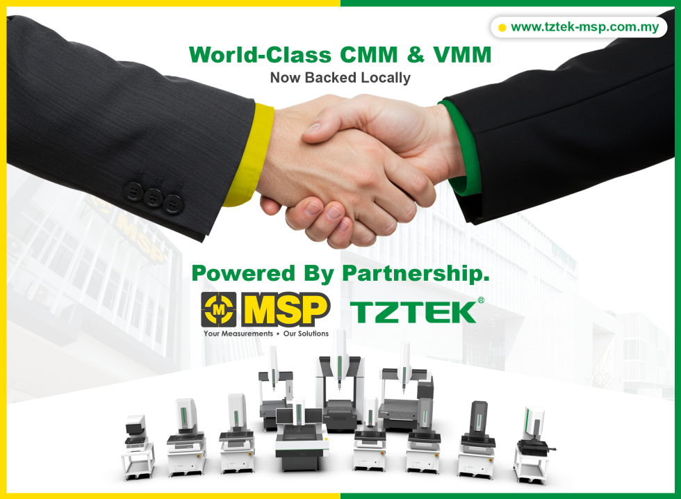 Official Announcement MSP Metrology Appointed as Authorized Partner of TZTEK in Malaysia