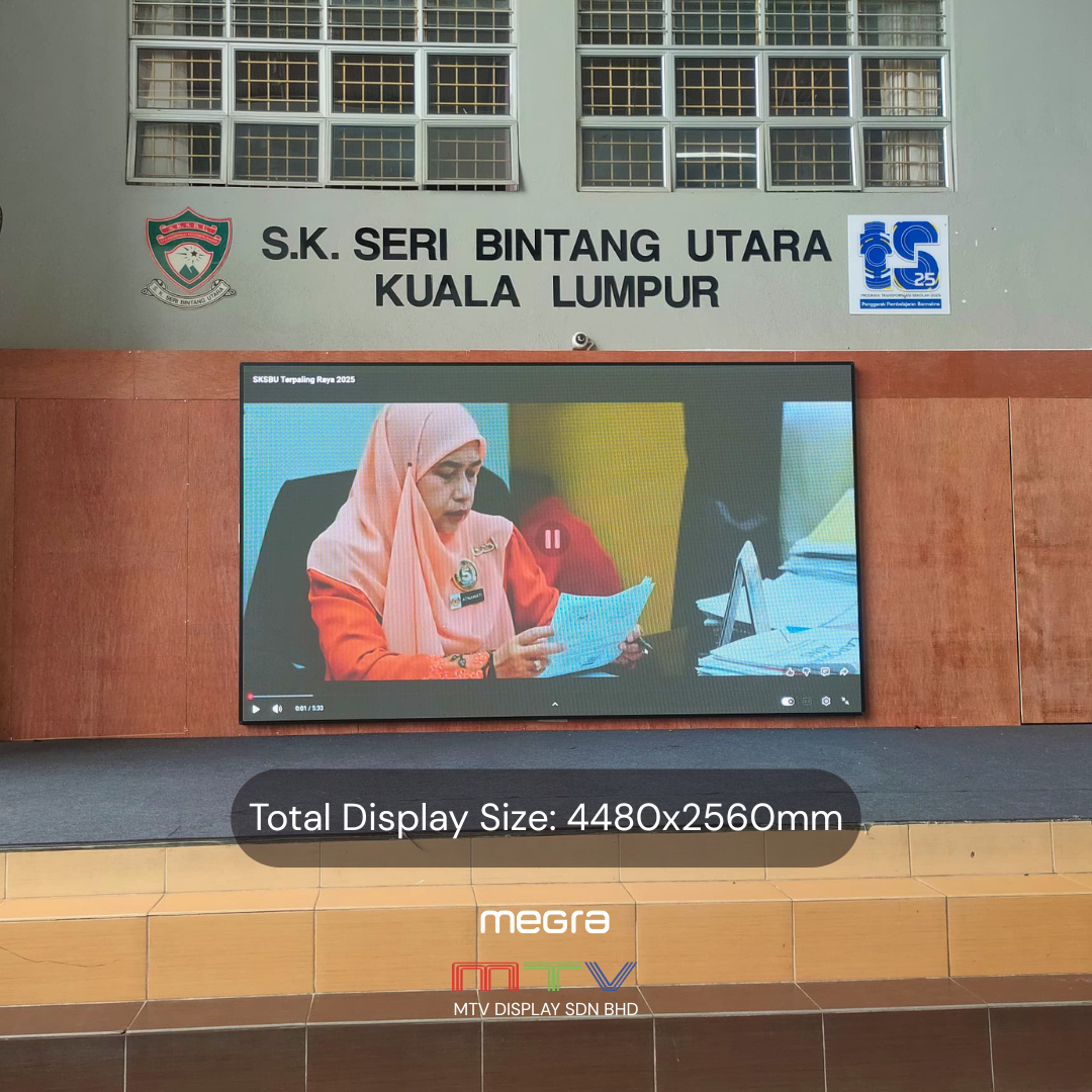 P4 Outdoor LED Screen Successfully Installed at SK Seri Bintang Utara, Kuala Lumpur