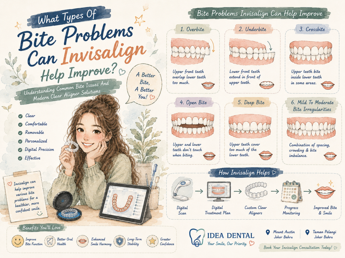 What Types Of Bite Problems Can Invisalign Help Improve? Understanding Common Bite Issues And Modern Clear Aligner Solutions