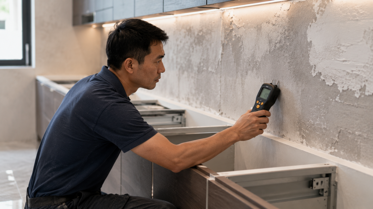 Why Cabinet Installers Care About Wall Moisture More Than Homeowners Think