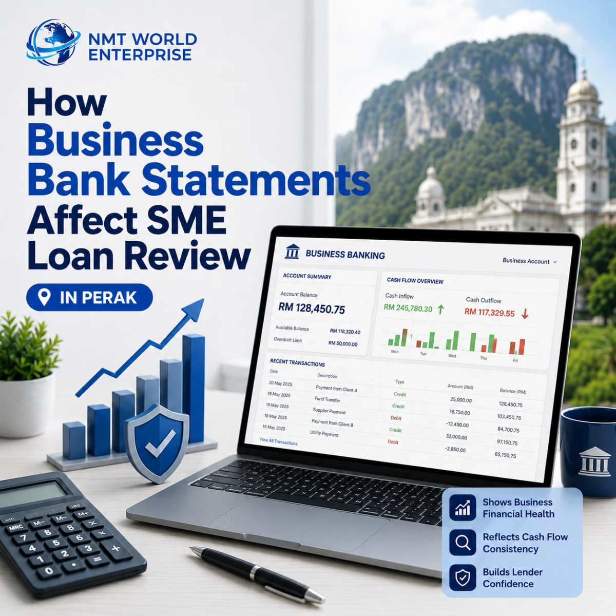 How Business Bank Statements Affect SME Loan Review in Perak