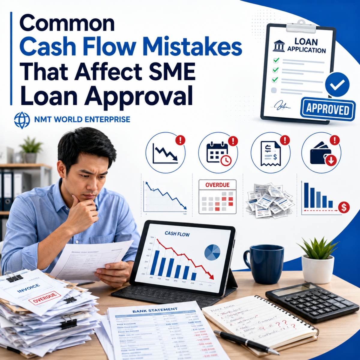 Common Cash Flow Mistakes That Affect SME Loan Approval