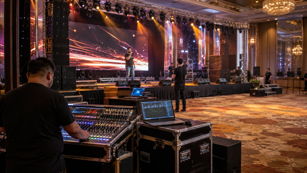 Sound And Lighting Event Setup In Selangor: Why Rehearsal Testing Prevents Event-Day Problems