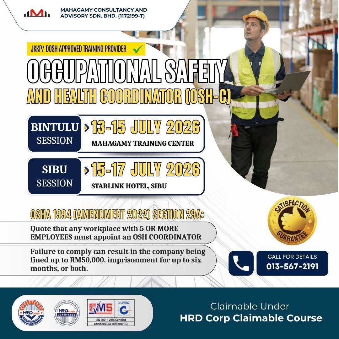 Sibu and Bintulu: Occupational Safety and Health Coordinator
