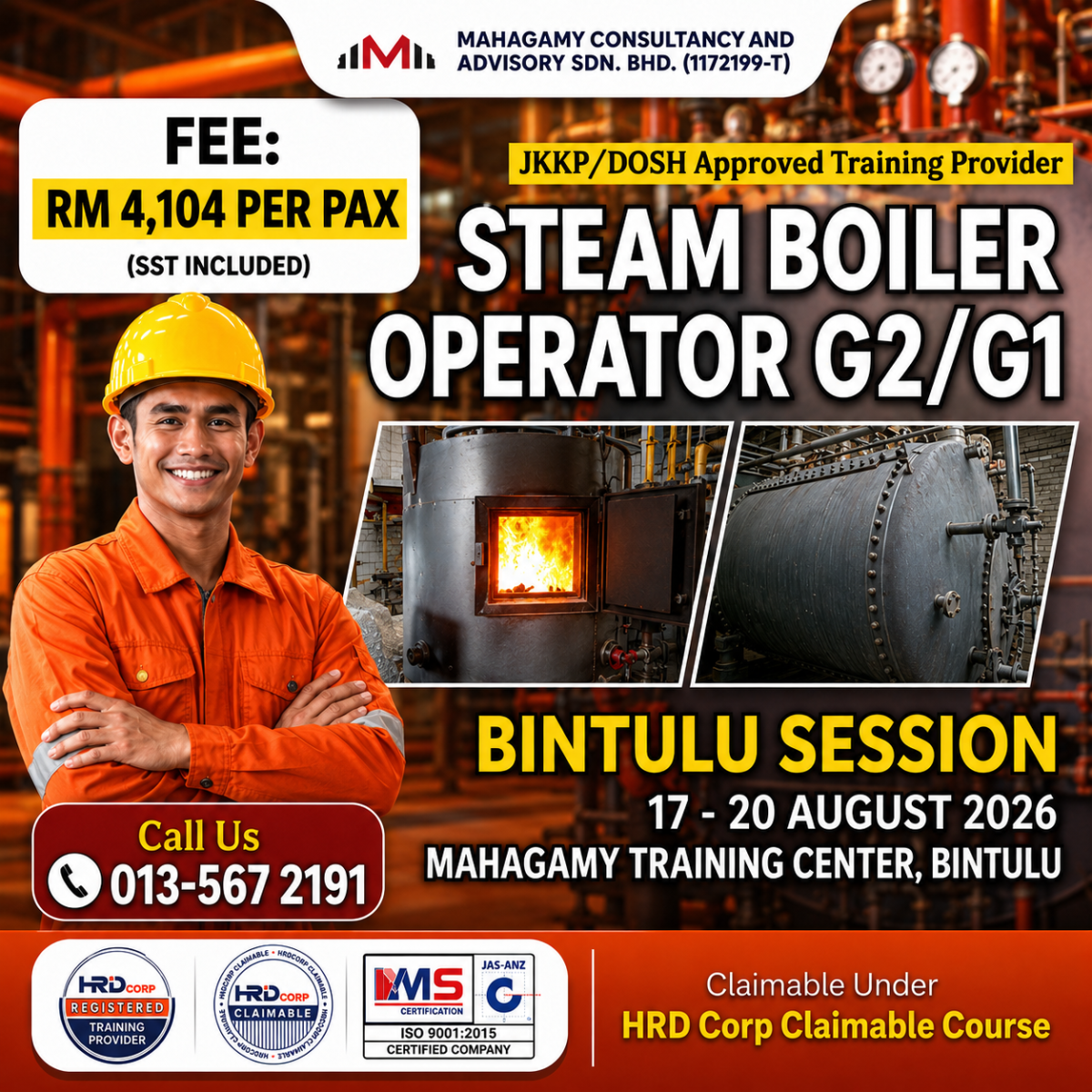 Steam Boiler Operator G2/G1