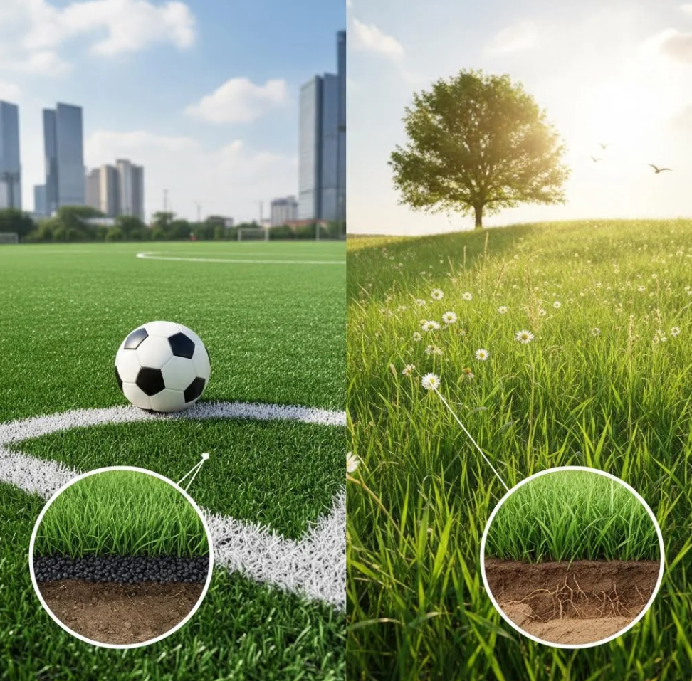 Artificial Turf vs Natural Grass | Eden Landscape Sdn Bhd 