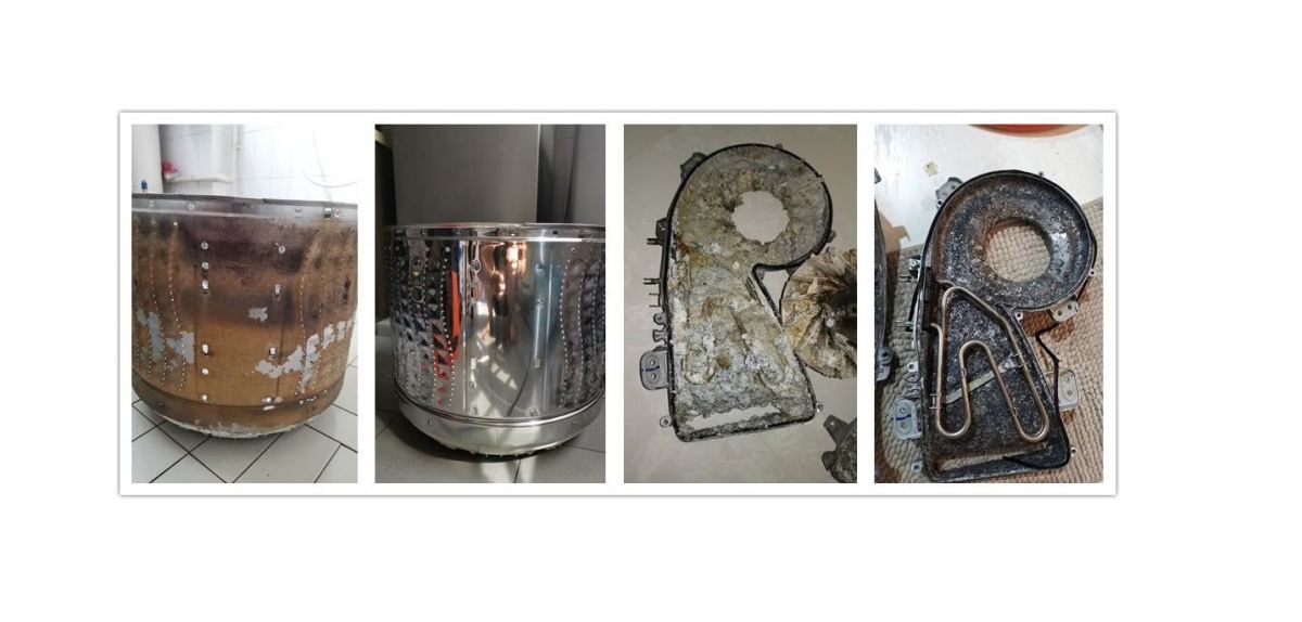 Same Day Washing Machine Cleaning Singapore | Black Flakes Emergency Cleaning